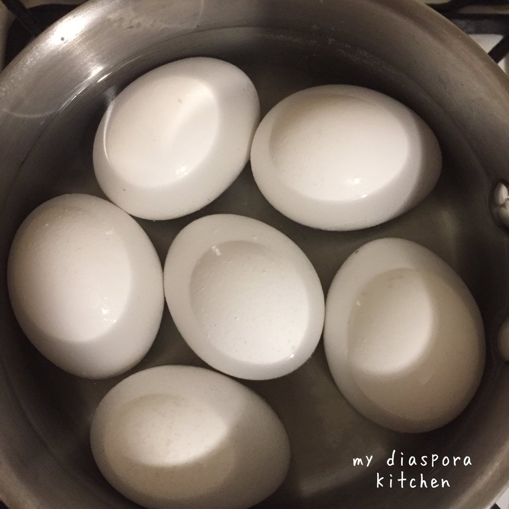 Perfect hard boiled eggs. - My Diaspora Kitchen