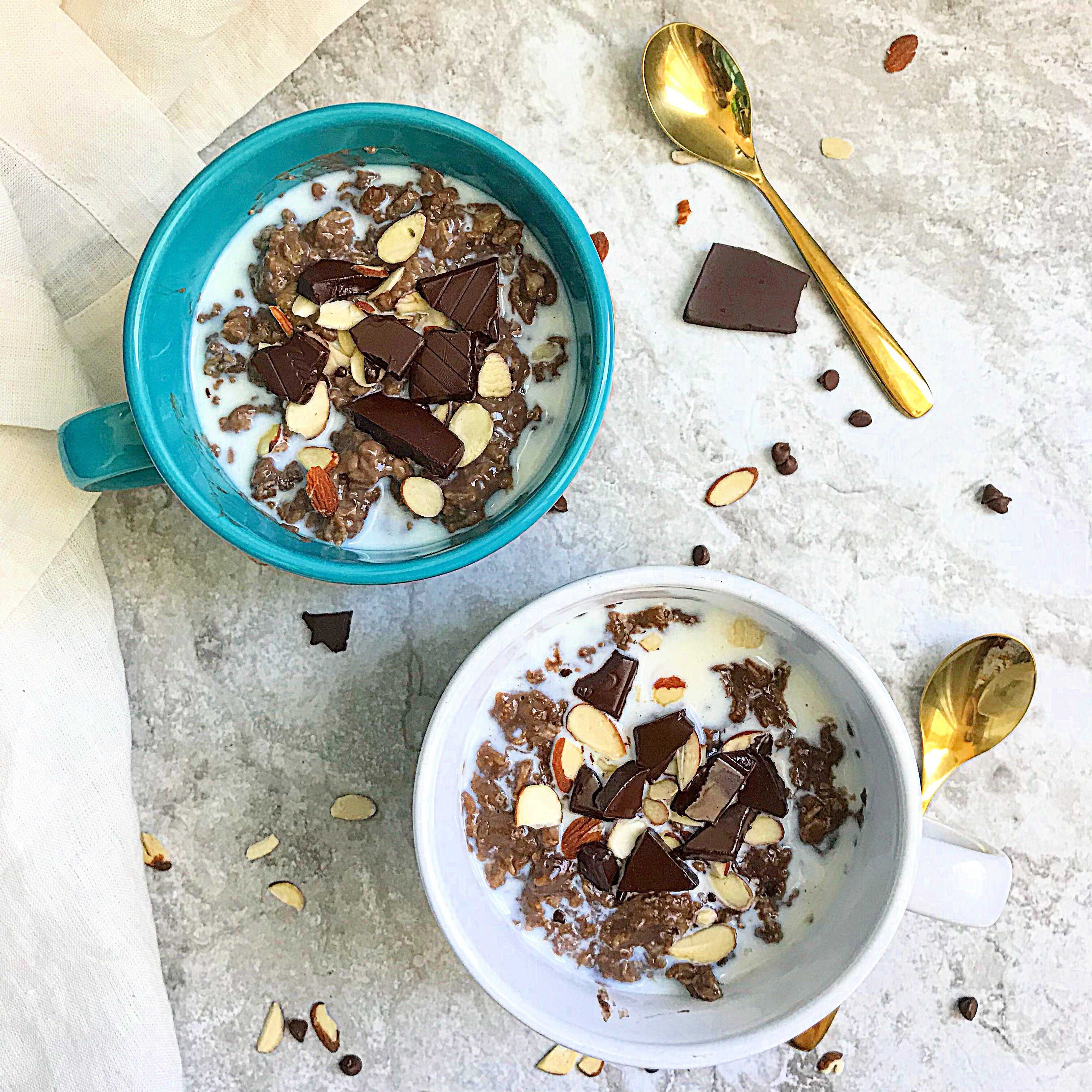 Decadent Chocolate Oatmeal Porridge.
