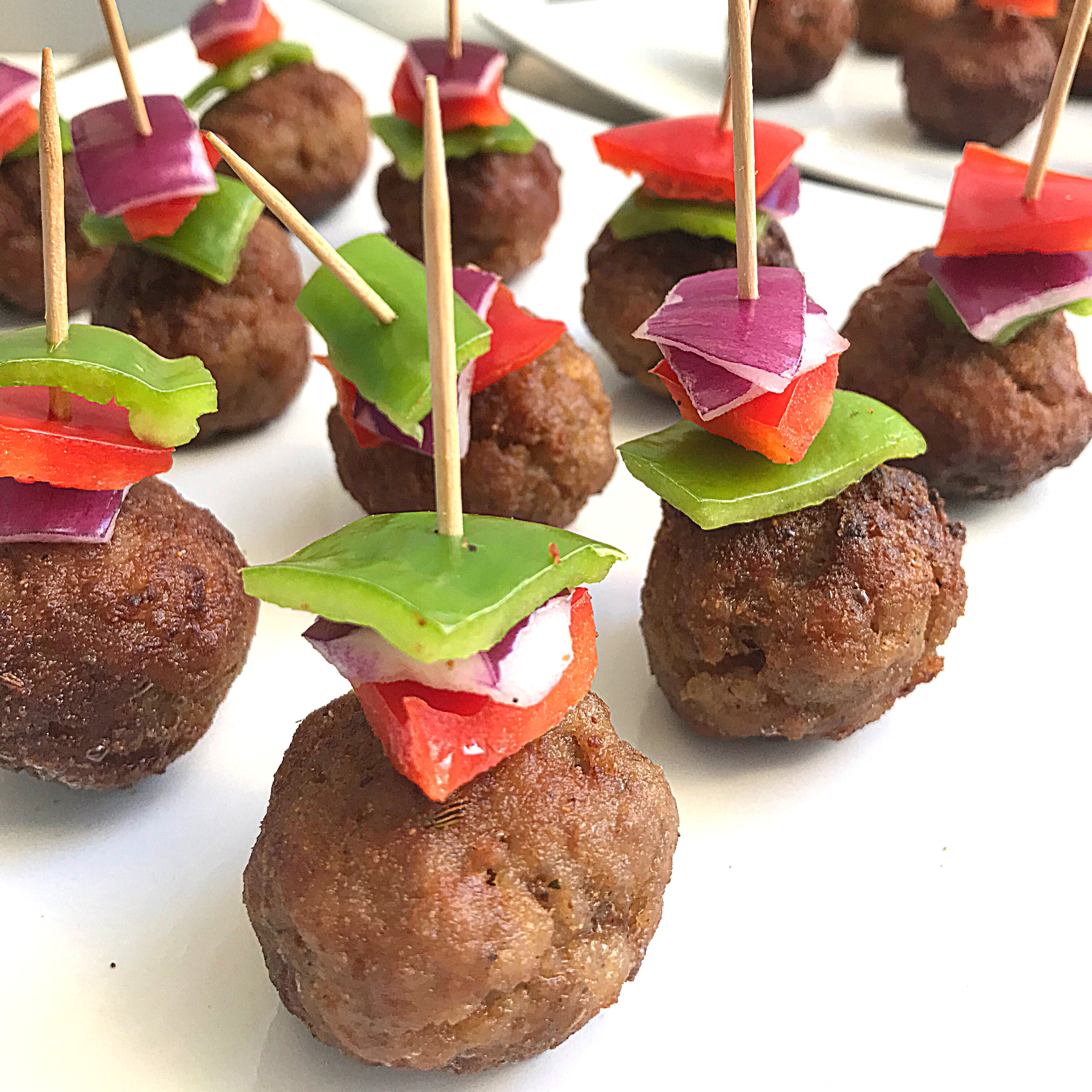 Hatfield Ground Sausage Suya meat balls