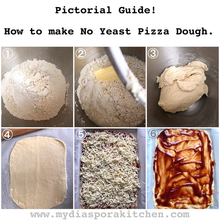 No Yeast Pizza Dough Recipe My Diaspora Kitchen