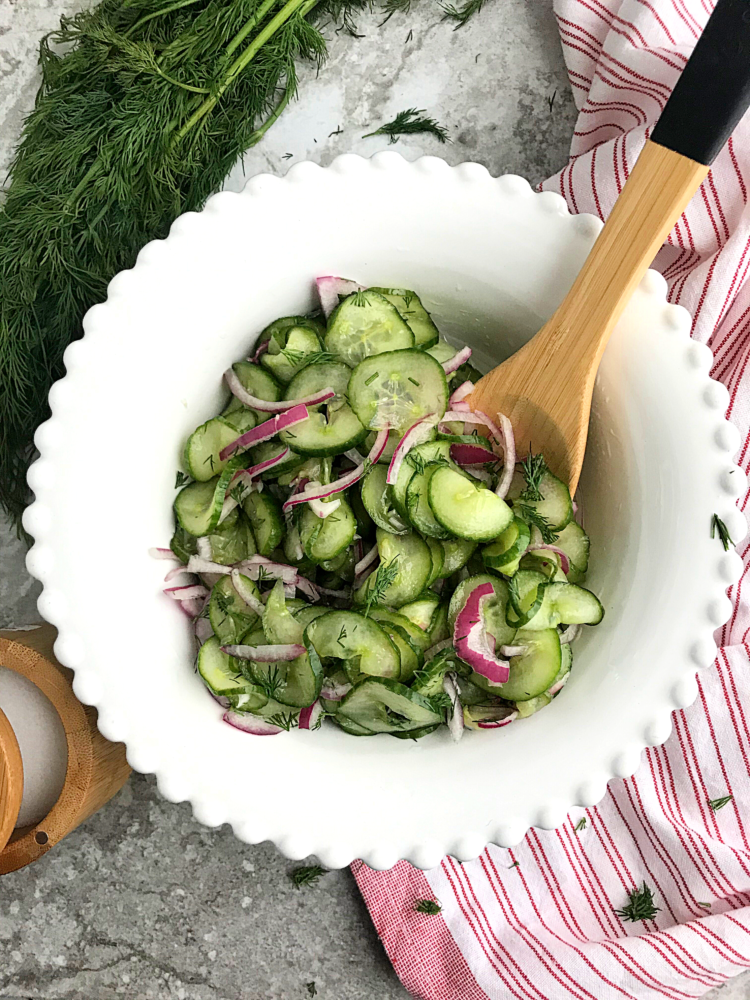 Easy Cucumber Onion Salad (Cucumber Salad) My Diaspora Kitchen