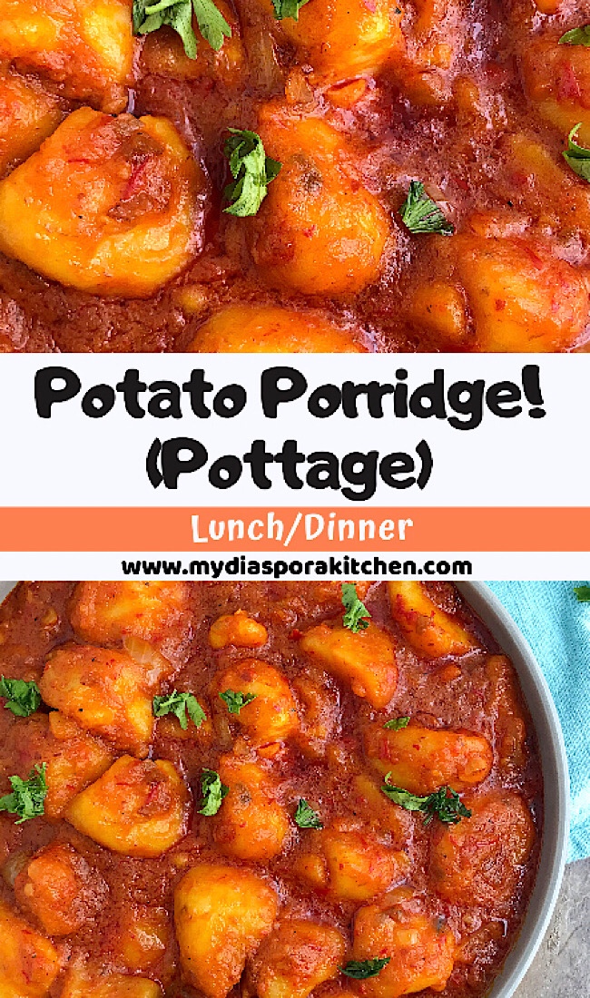 Potato Porridge Recipe (Potato Pottage) - My Diaspora Kitchen
