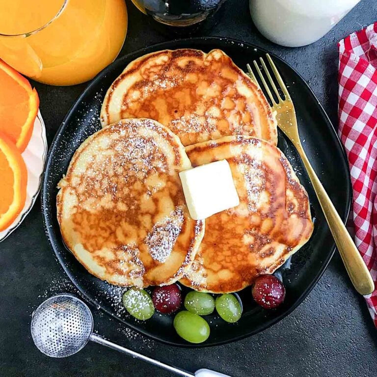 Eggless pancakes